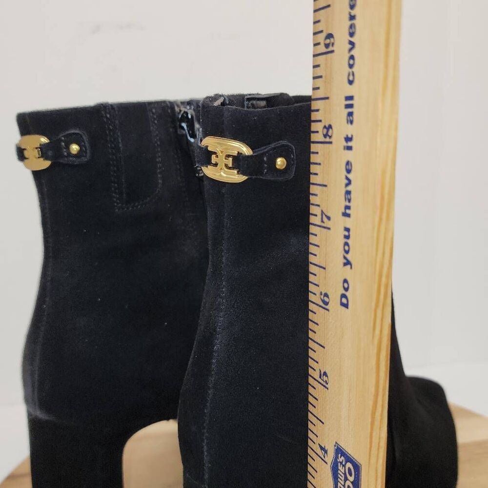 Sam Edelman Saige Ankle Boots Black Suede Women's Size 10 M - Picture 6 of 13